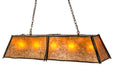 Meyda Tiffany - 172116 - Five Light Oblong Pendant - Sticks - Antique Copper