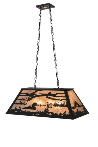 Six Light Oblong Pendant