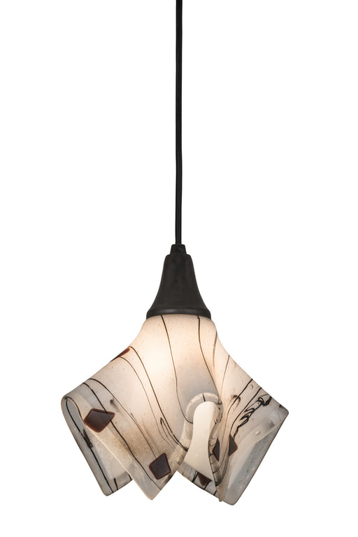 Meyda Tiffany - 172636 - One Light Pendant - Metro Fusion - Craftsman Brown