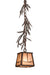 Meyda Tiffany - 172854 - One Light Mini Pendant - Pine Branch - Cafe-Noir