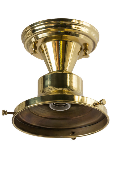 Meyda Tiffany - 172977 - One Light Flushmount Hardware - Revival - Polished Brass