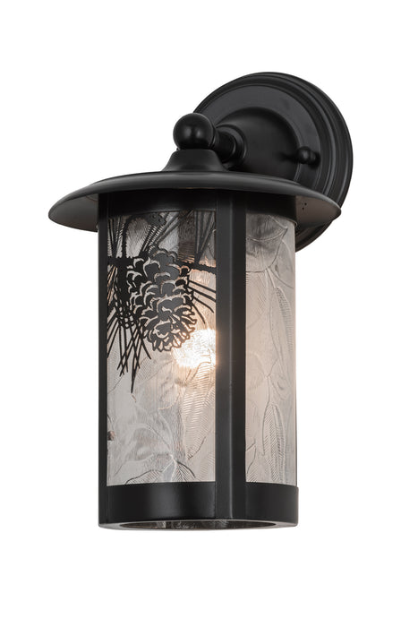 Meyda Tiffany - 173165 - One Light Wall Sconce - Fulton - Zald/Solar Black