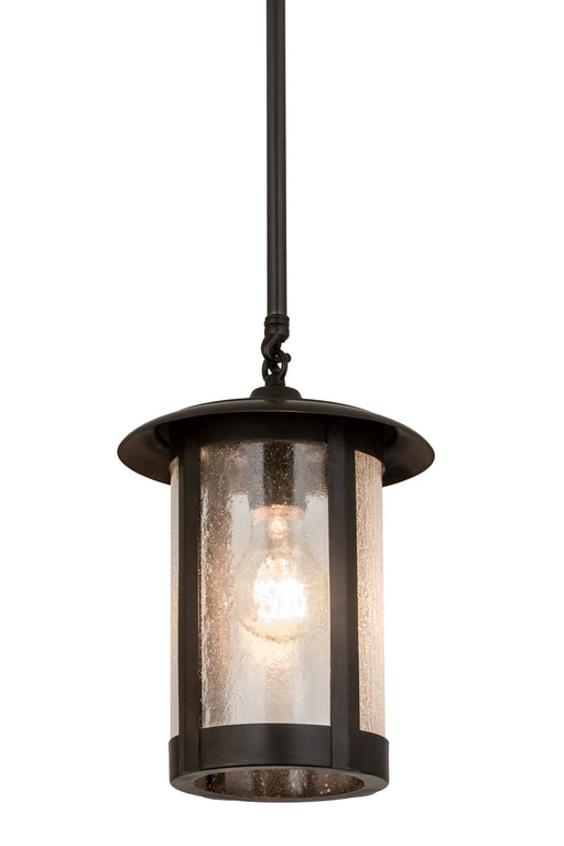 Meyda Tiffany - 173688 - One Light Pendant - Fulton - Craftsman Brown