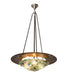 Meyda Tiffany - 174154 - Three Light Inverted Pendant - Metro Fusion - Nickel,Transparent Copper