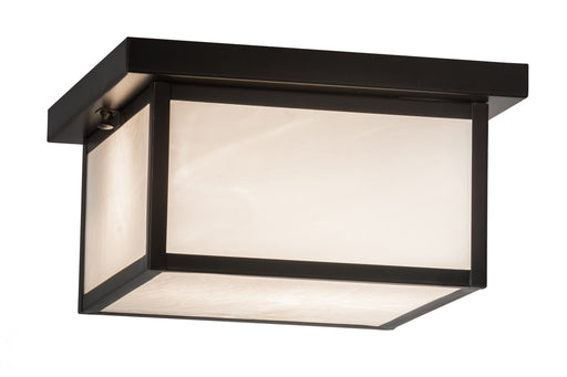 Meyda Tiffany - 174183 - Two Light Flushmount - Hyde Park - Craftsman Brown