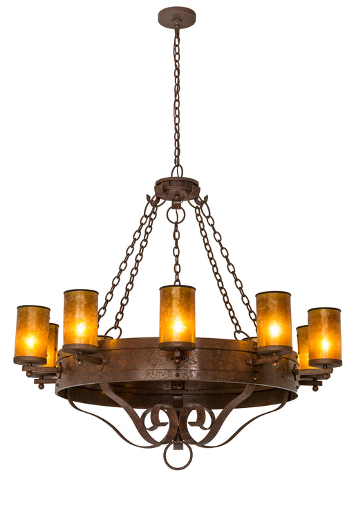Meyda Tiffany - 175018 - Ten Light Chandelier - Parnella - Rust,Custom