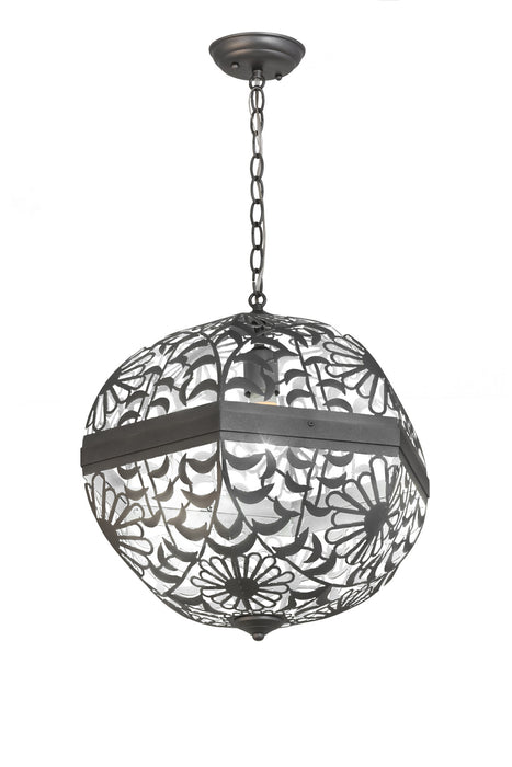 Meyda Tiffany - 176143 - One Light Pendant - Bola - Pewter