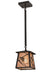 Meyda Tiffany - 29096 - One Light Pendant - Whispering Pines - Timeless Bronze