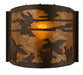 Meyda Tiffany - 81076 - One Light Wall Sconce - Ducks In Flight - Timeless Bronze