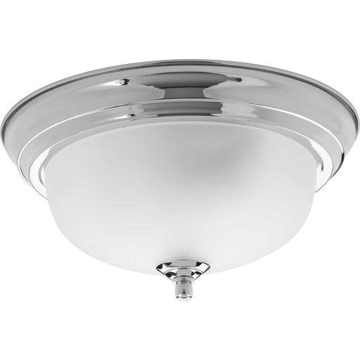 Progress Lighting - P3924-15ET - One Light Flush Mount - Dome Glass - Polished Chrome