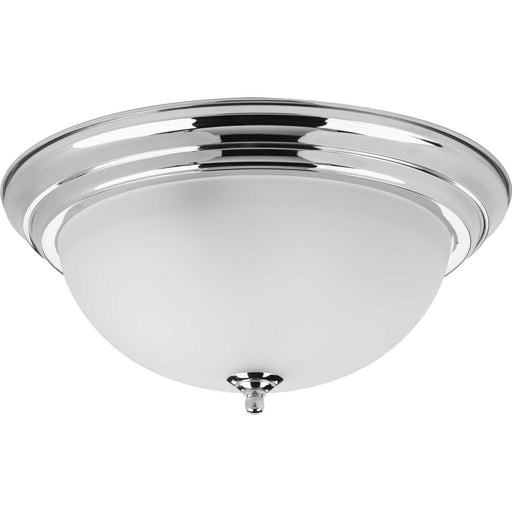 Progress Lighting - P3926-15ET - Three Light Flush Mount - Dome Glass - Polished Chrome