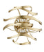 Corbett Lighting - 216-12-GL/SS - LED Wall Sconce - Calligraphy - Gold Leaf W Polished Stainless