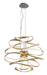 Corbett Lighting - 216-42-GL/SS - LED Pendant - Calligraphy - Gold Leaf W Polished Stainless