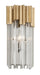 Corbett Lighting - 220-11 - One Light Wall Sconce - Charisma - Gold Leaf W Polished Stainless