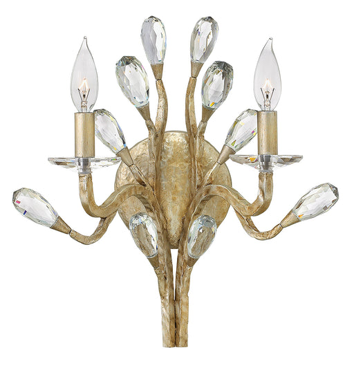 Fredrick Ramond - FR46802CPG - Two Light Wall Sconce - Eve - Champagne Gold