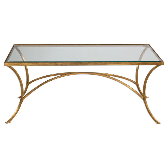 Uttermost - 24639 - Coffee Table - Alayna - Antiqued Gold Leaf