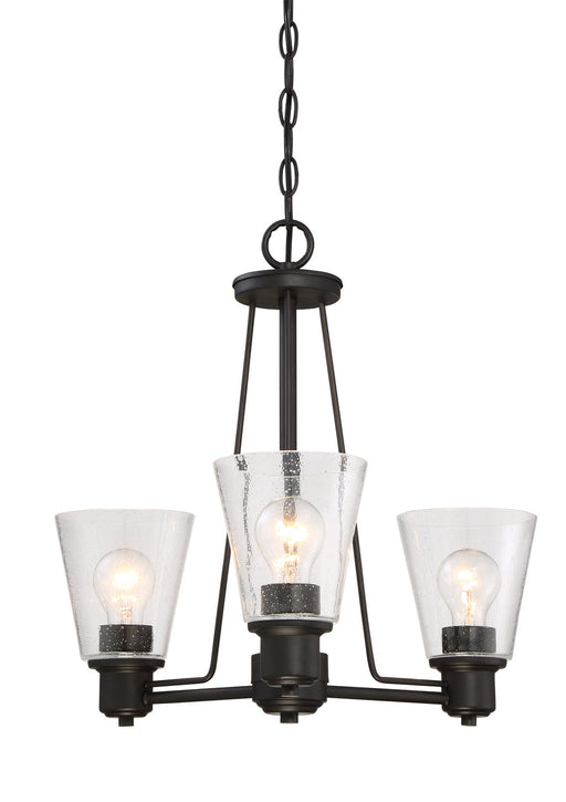 Designers Fountain - 88083-ORB - Three Light Chandelier - Printers Row - Oil Rubbed Bronze