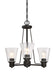 Designers Fountain - 88083-ORB - Three Light Chandelier - Printers Row - Oil Rubbed Bronze
