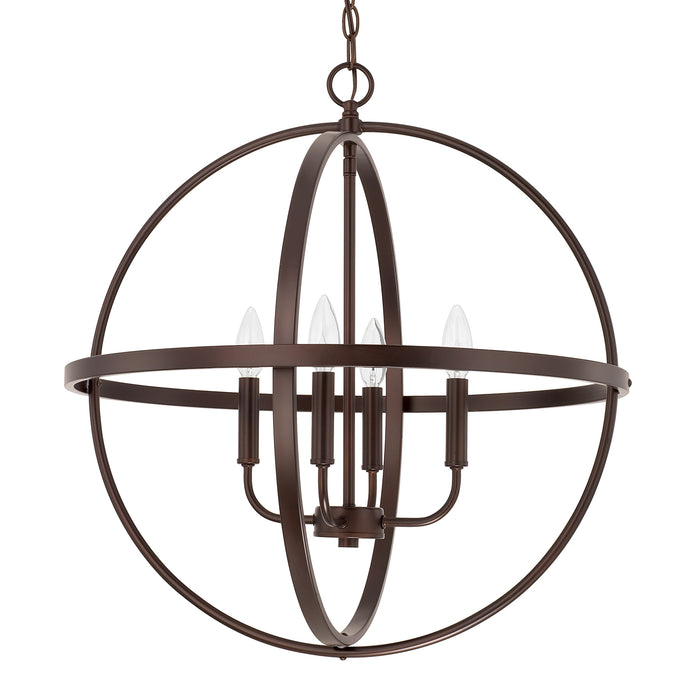 Capital Lighting - 317542BZ - Four Light Pendant - Independent - Bronze