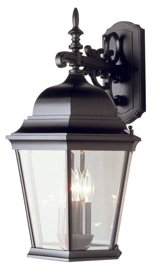 Trans Globe Imports - 51002 BK - Three Light Wall Lantern - Classical - Black