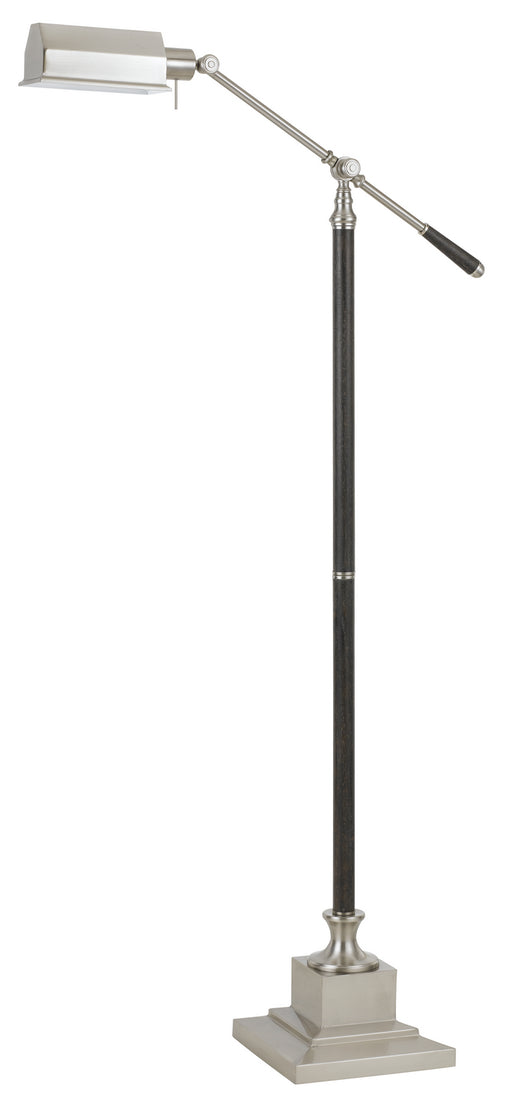 Cal Lighting - BO-2687FL - One Light Floor Lamp - Angelton - Brushed Steel/Wood