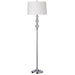 Dainolite Ltd - C33F-PC - One Light Floor Lamp - Crystal - Polished Chrome