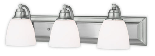 Livex Lighting - 10503-91 - Three Light Bath Vanity - Springfield - Brushed Nickel