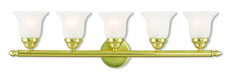 Livex Lighting - 1065-02 - Five Light Bath Vanity - Neptune - Polished Brass