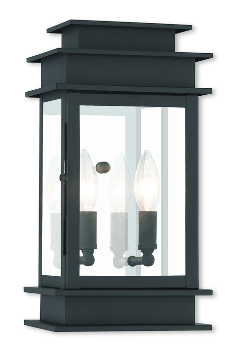 Livex Lighting - 2014-04 - Two Light Outdoor Wall Lantern - Princeton - Black