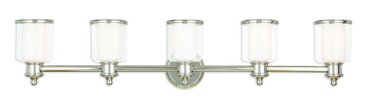 Livex Lighting - 40215-35 - Five Light Bath Vanity - Middlebush - Polished Nickel