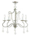 Livex Lighting - 40775-91 - Five Light Chandelier - Callisto - Brushed Nickel