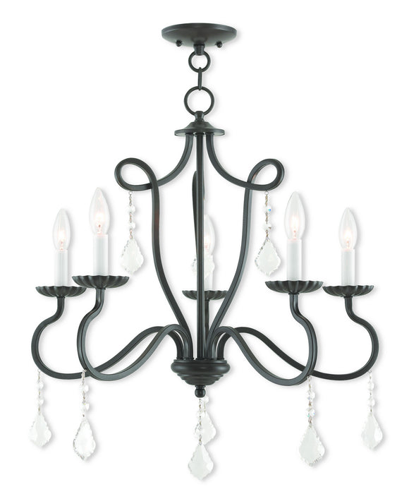 Livex Lighting - 40775-92 - Five Light Chandelier - Callisto - English Bronze