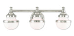 Livex Lighting - 5713-05 - Three Light Bath Vanity - Oldwick - Polished Chrome