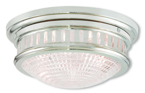 Livex Lighting - 73052-35 - Two Light Ceiling Mount - Berwick - Polished Nickel