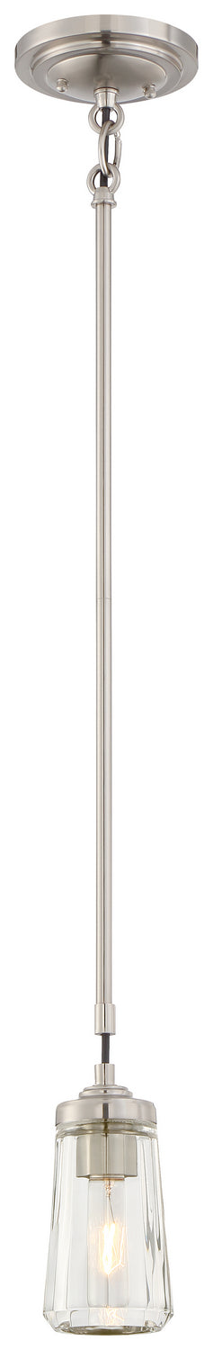 Minka-Lavery - 3301-84 - One Light Mini Pendant - Poleis - Brushed Nickel