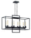 Craftmade - 41528-ABZ - LED Linear Chandelier - Cubic - Aged Bronze Brushed