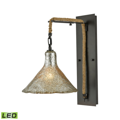 Elk Lighting - 10436/1SCN-LED - LED Wall Sconce - Hand Formed Glass - Oil Rubbed Bronze