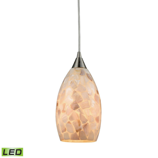 Elk Lighting - 10443/1-LED - LED Mini Pendant - Capri - Satin Nickel
