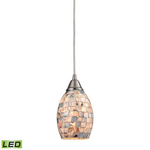 Elk Lighting - 10444/1-LED - LED Mini Pendant - Capri - Satin Nickel