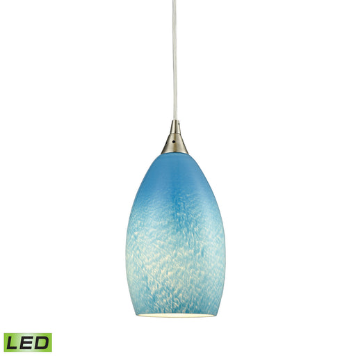 Elk Lighting - 10510/1SKY-LED - LED Mini Pendant - Earth - Satin Nickel