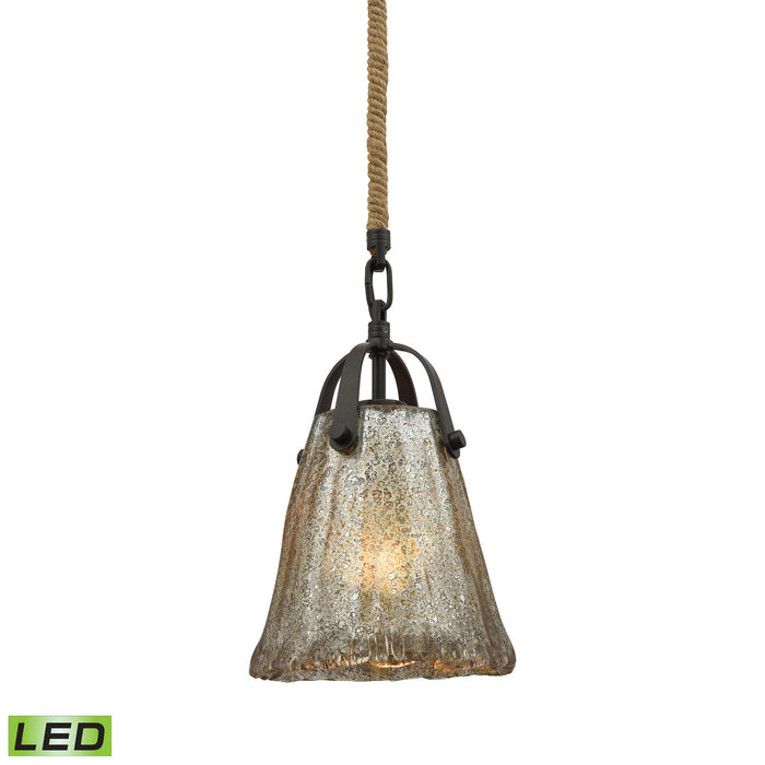 Elk Lighting - 10631/1-LED - LED Mini Pendant - Hand Formed Glass - Oil Rubbed Bronze