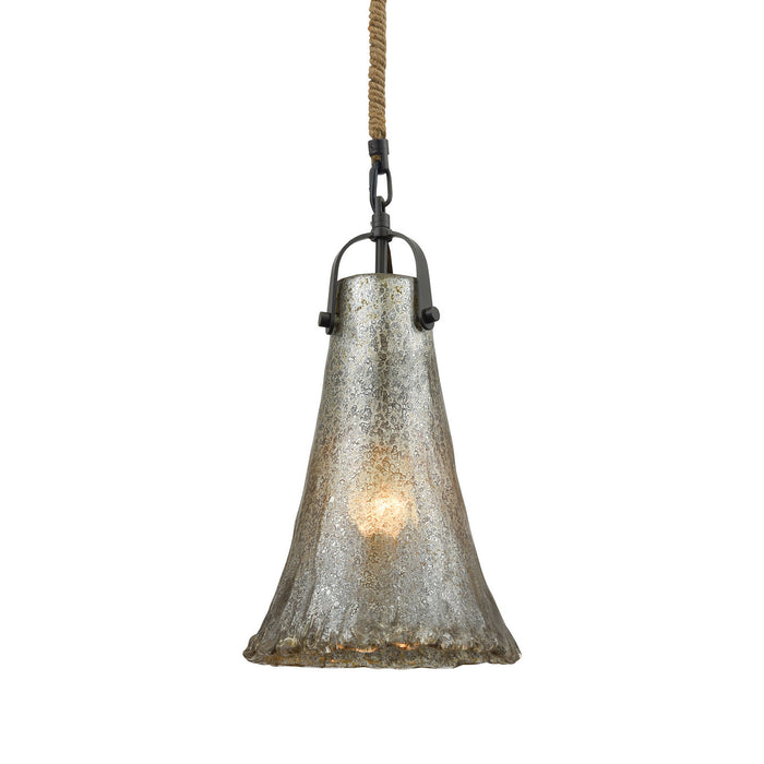 Elk Lighting - 10651/1 - One Light Mini Pendant - Hand Formed Glass - Oil Rubbed Bronze