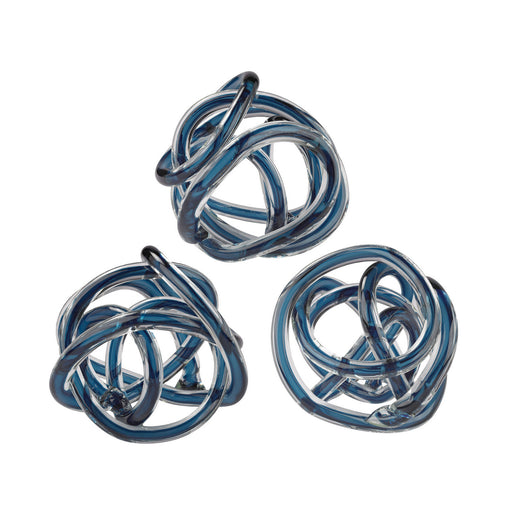 Elk Home - 154-018/S3 - Decorative Accessory - Glass Knots - Navy Blue