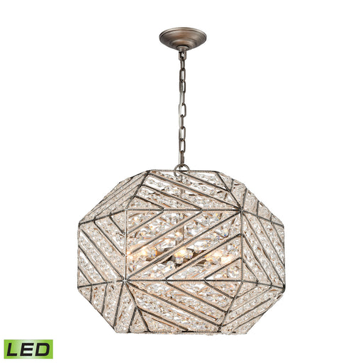 Elk Lighting - 11837/8-LED - LED Chandelier - Constructs - Weathered Zinc