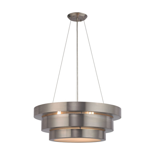 Elk Lighting - 32225/3 - Three Light Chandelier - Layers - Brushed Stainless
