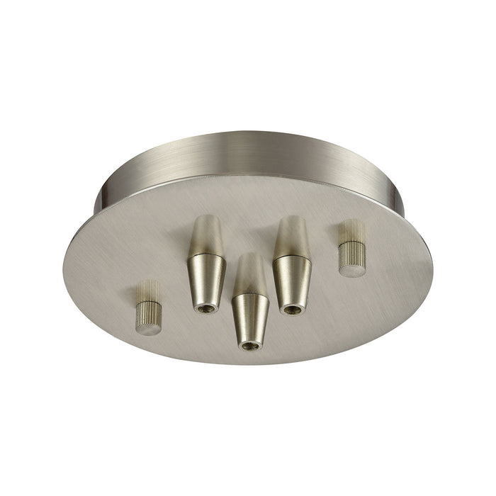 Elk Lighting - 3SR-SN - Three Light Canopy - Pendant Options - Satin Nickel