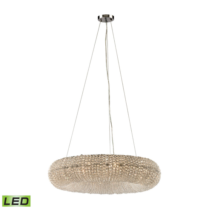 Elk Lighting - 45292/10-LED - LED Chandelier - Crystal Ring - Polished Chrome