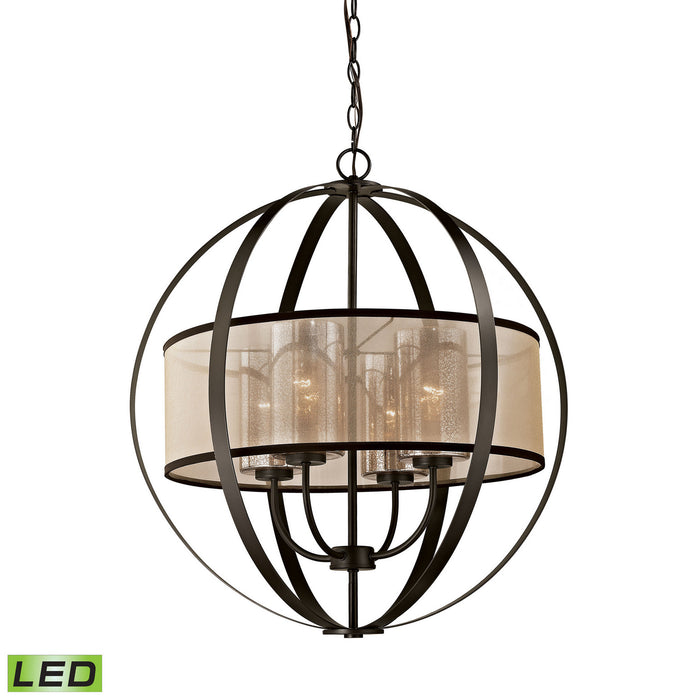 Elk Lighting - 57029/4-LED - LED Chandelier - Diffusion - Oil Rubbed Bronze