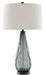 Currey and Company - 6000-0027 - One Light Table Lamp - Nightcap - Blue-Gray/Clear/Black