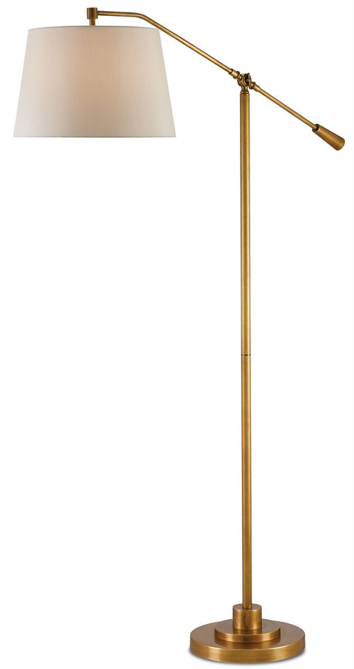 Currey and Company - 8000-0002 - One Light Floor Lamp - Maxstoke - Antique Brass